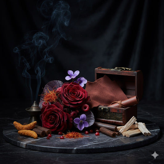 Saffron Silk Fragrant 10oz Luxury Soy Wax Candle (Black Smoke Jar)