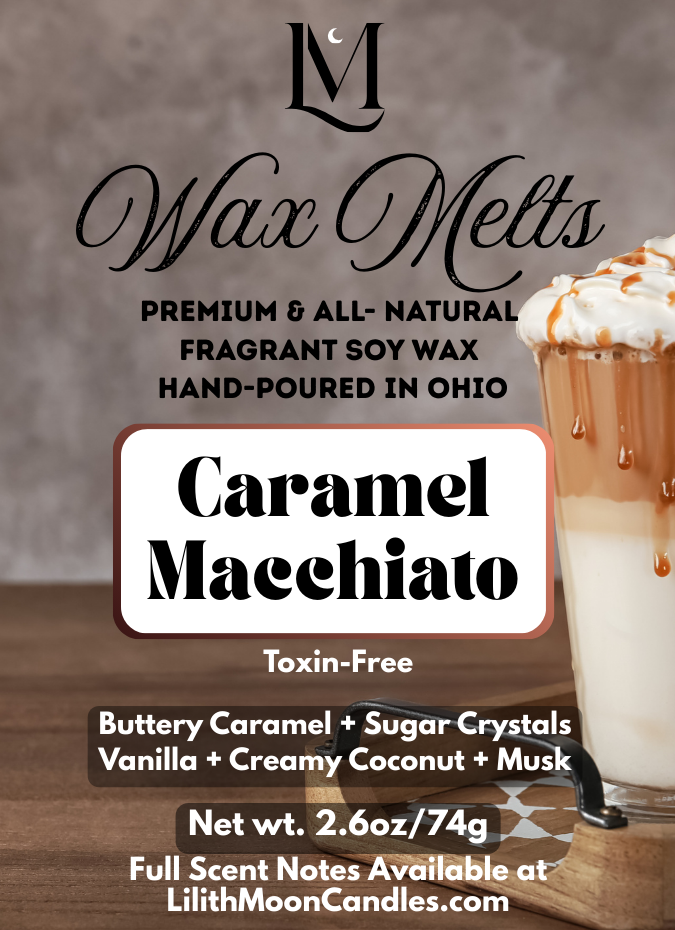 Caramel Macchiato Premium Fragrant Soy Wax Melt Bar (2.6oz/74g)