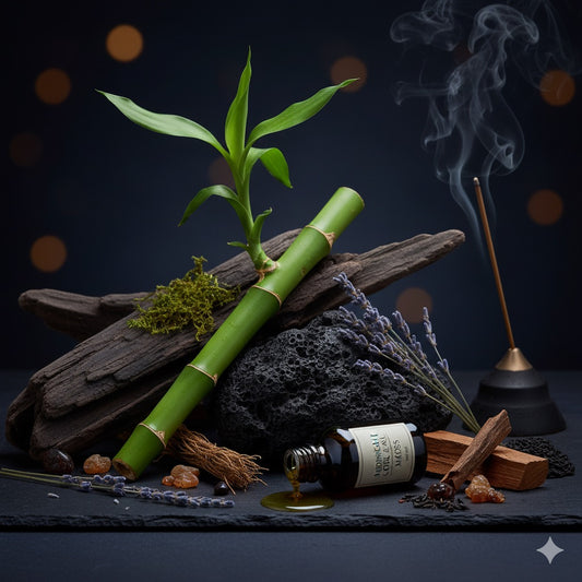 Midnight Coral & Moss Fragrant 10oz Luxury Soy Wax Candle (Black Smoke Jar)