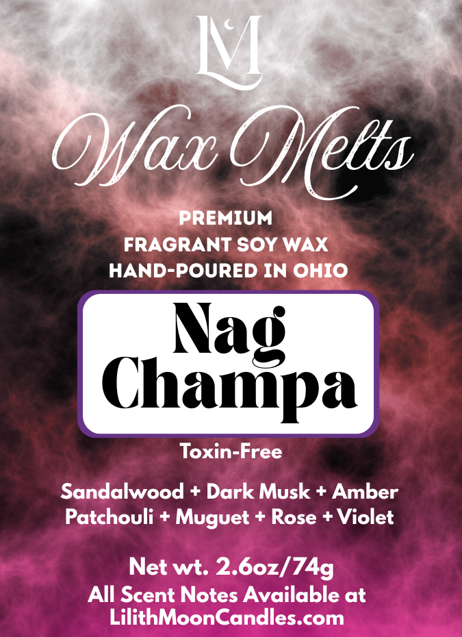Nag Champa Premium Fragrant Soy Wax Melt Bar (2.6oz/74g)